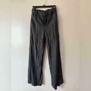 Banana Republic Charcoal Wool Blend Pants